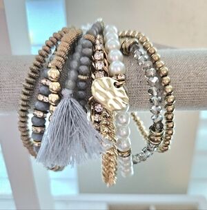 NWT Olivia Welles Stack Bracelets